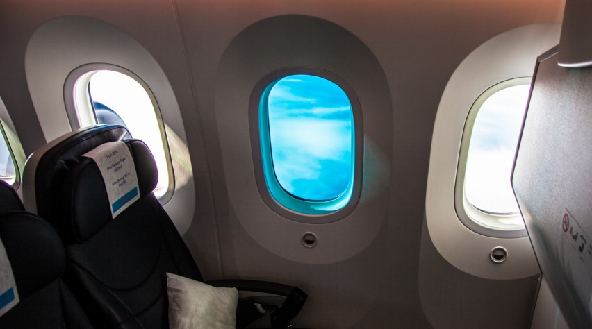 Foto (c) Reismedia Boeing 787 Dreamliner raam