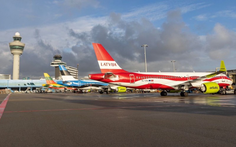 AirBaltic Schiphol 20 jaar