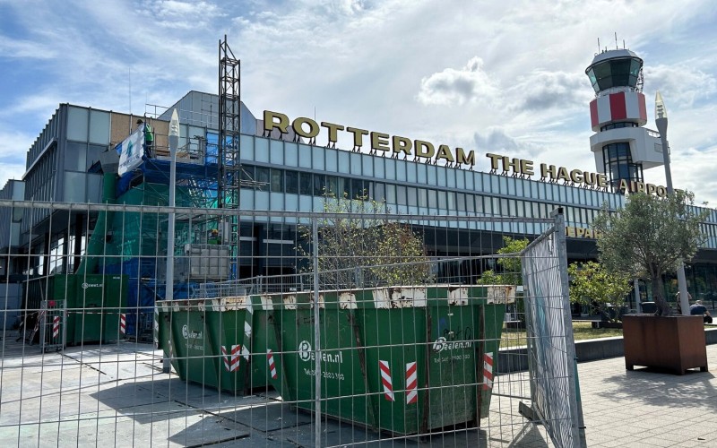 Rotterdam Airport verbouwing terminal