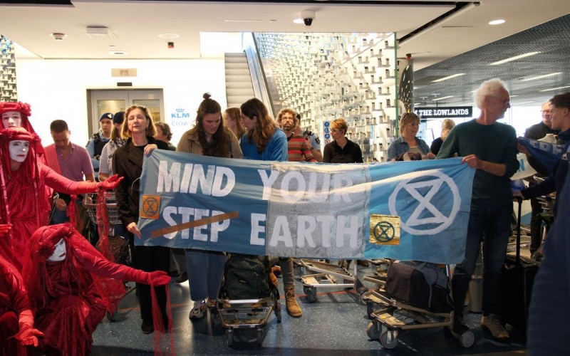 Extinction Rebellion Schiphol