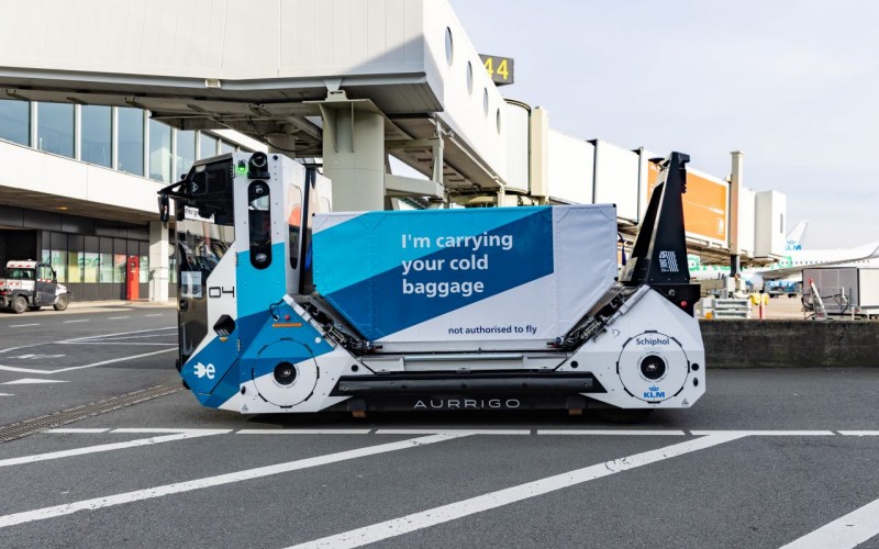 Autonome bagagekar Schiphol