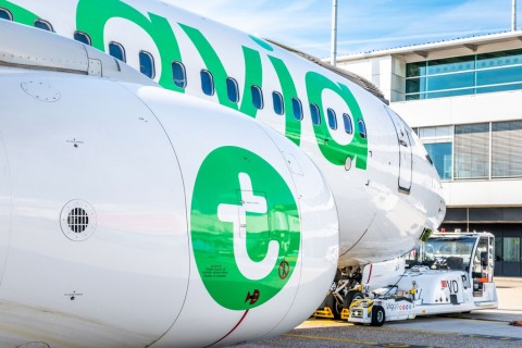 Transavia close-up