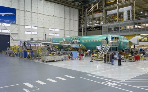 Boeing 737 MAX fabriek