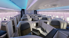 Nieuwe Business Class Malaysia Airlines