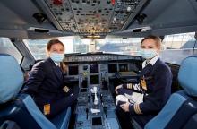 Piloten Lufthansa Mondkapje