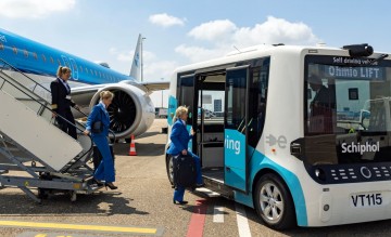 KLM Cityhopper Zelfrijdend busje