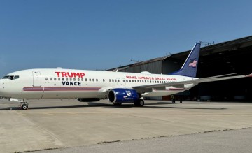 Trump 737 campagnejet