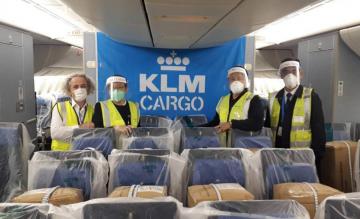 KLM vracht cabine