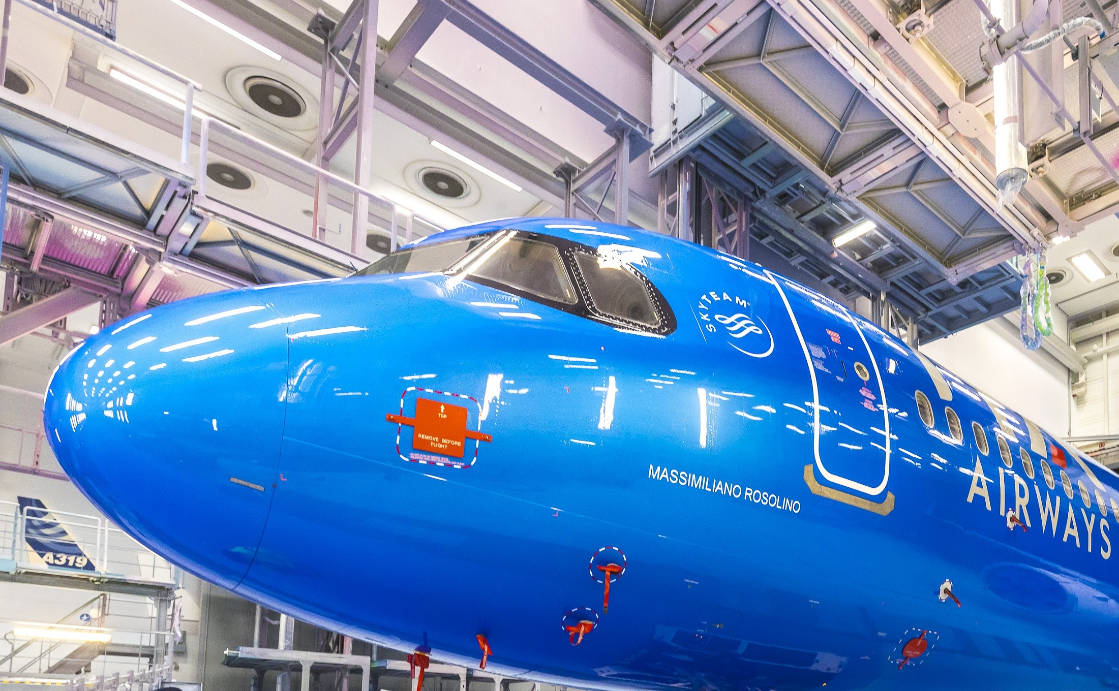 Eerste Airbus A321neo Voor Ita Airways Voorzien Van Blauw Jasje Luchtvaartnieuws 3693