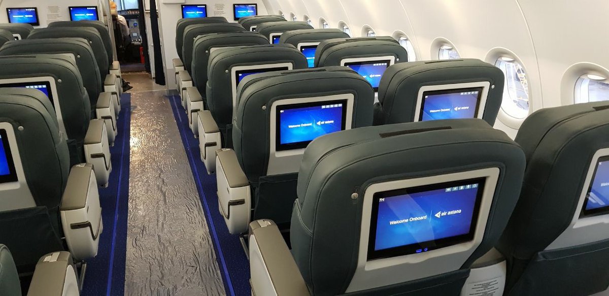 Air Astana A321neo cabin