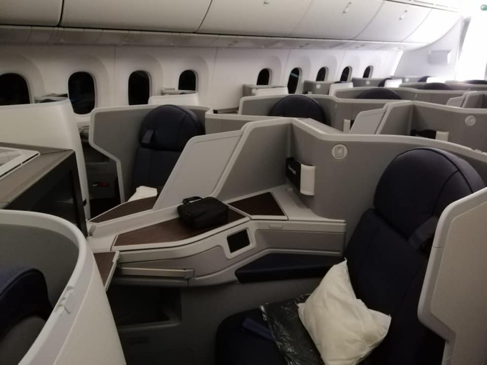 EgyptAir 787 Business Class