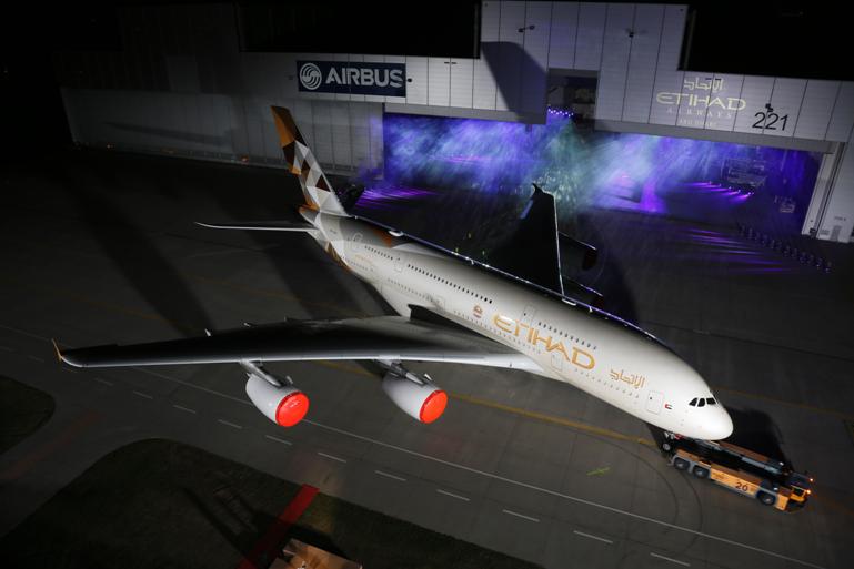 Etihad Airbus A380 
