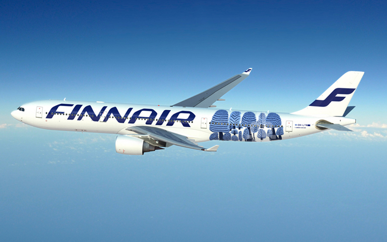Finnair A330 Marimekko