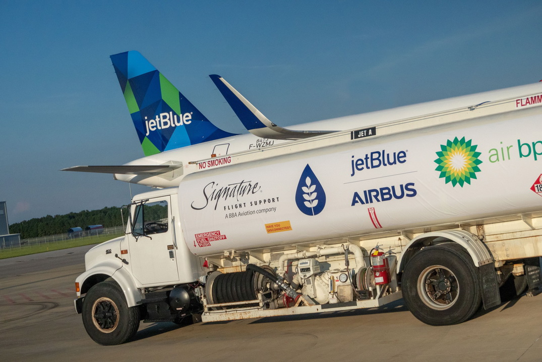 JetBlue biofuel A321