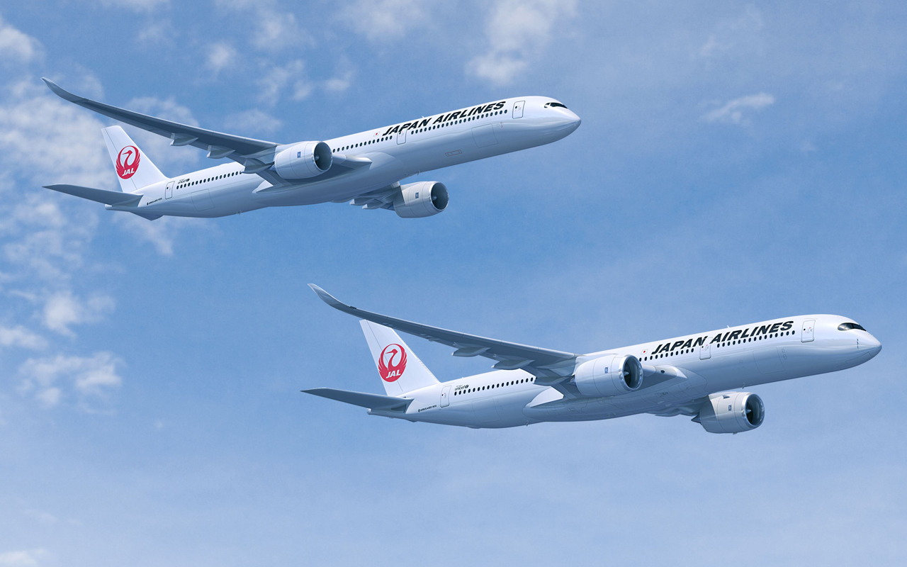 Japan airlines a350. Airbus a31.