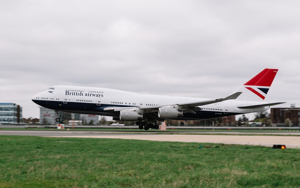 BA retro 747