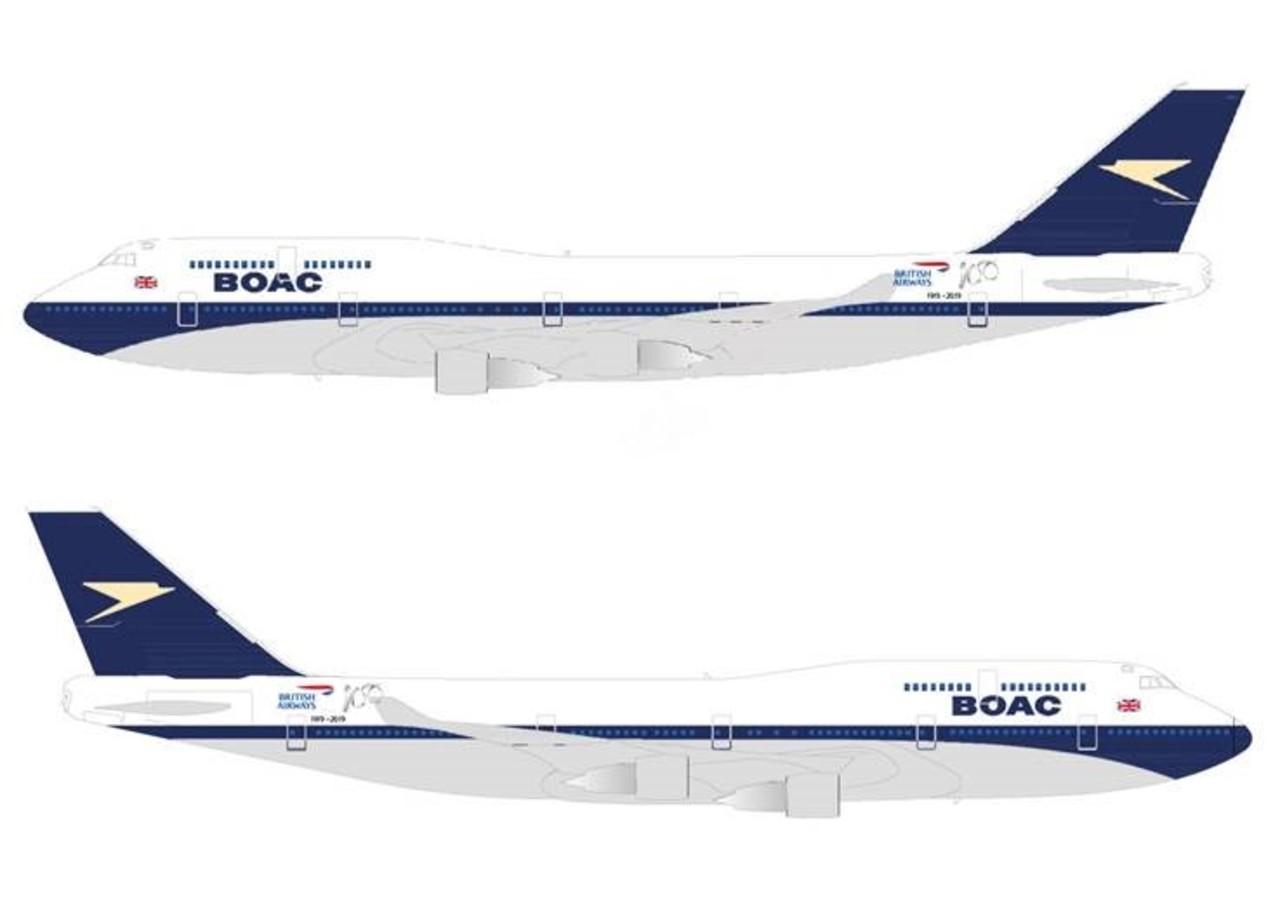 Boeing 747 retro BA