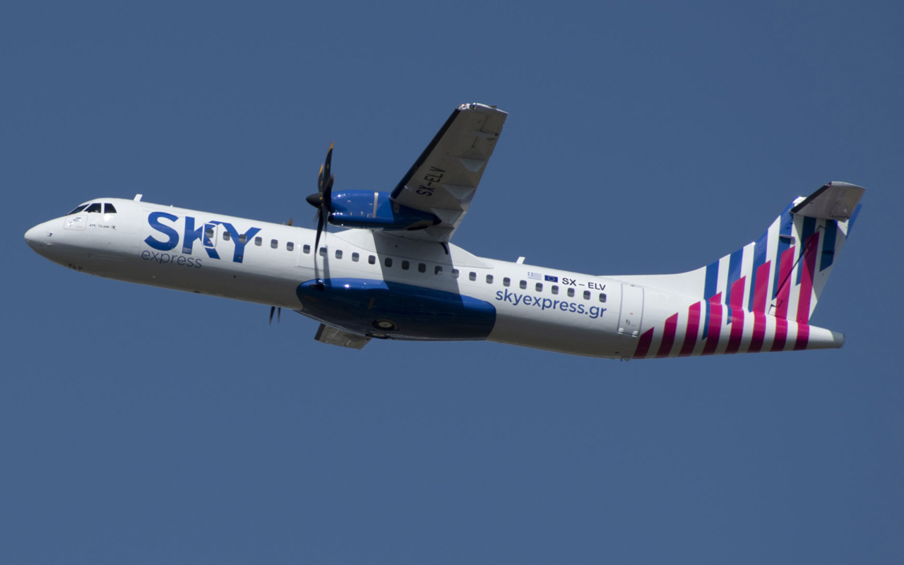 Trend Aankoop Omhoog gaan Sky Express op pad met zuinige ATR 72-600 | Luchtvaartnieuws