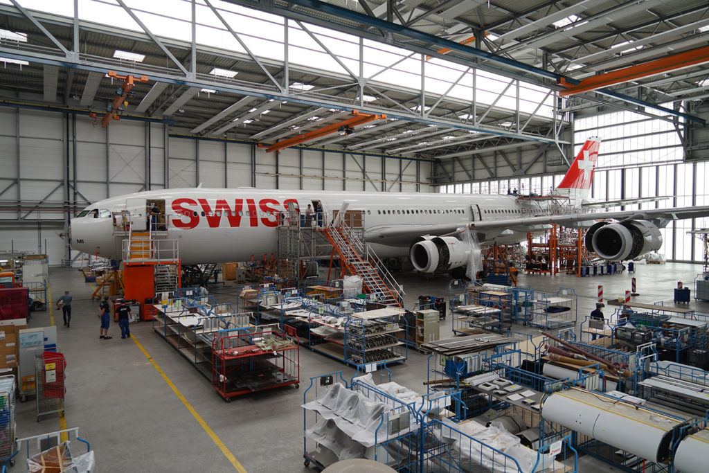 SWISS A340 vernieuwing