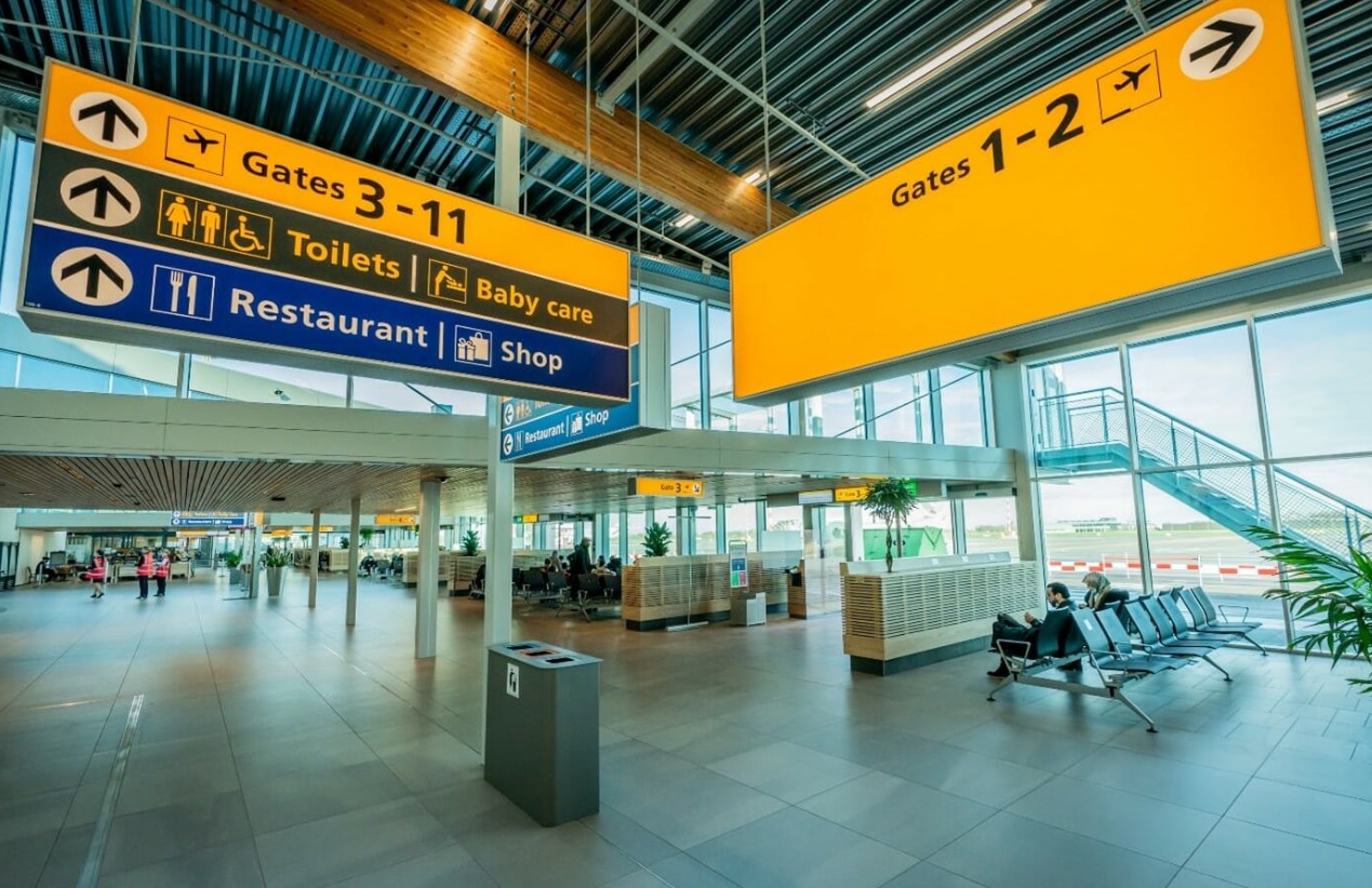 Rotterdam Airport Terminal Vertrekhal