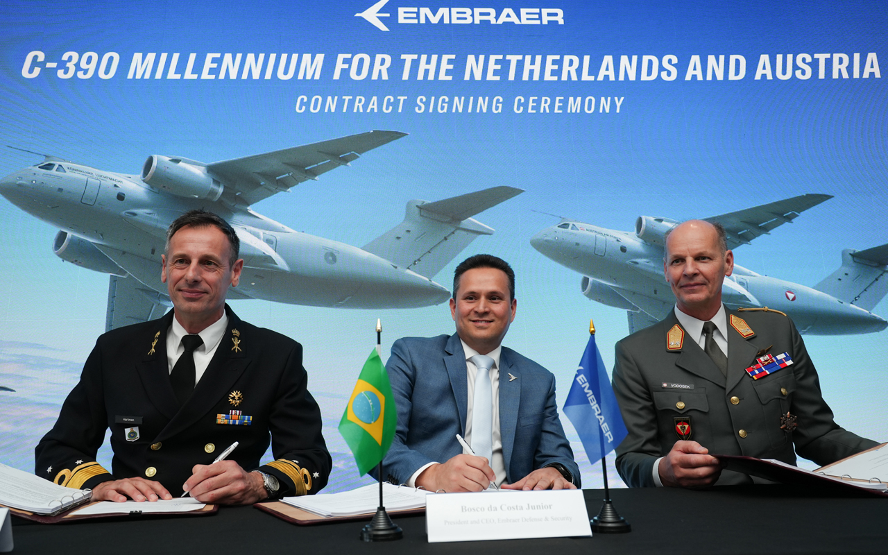 The Netherlands has finally signed up for the Embraer C-390 as its new transport aircraft.