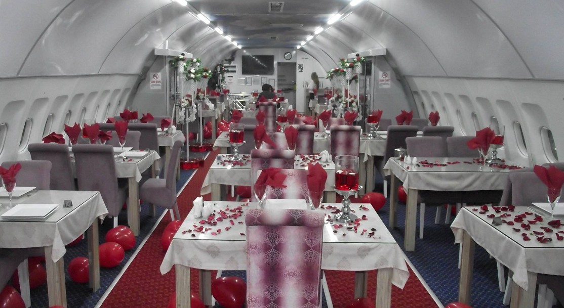 Airbus A340-restaurant