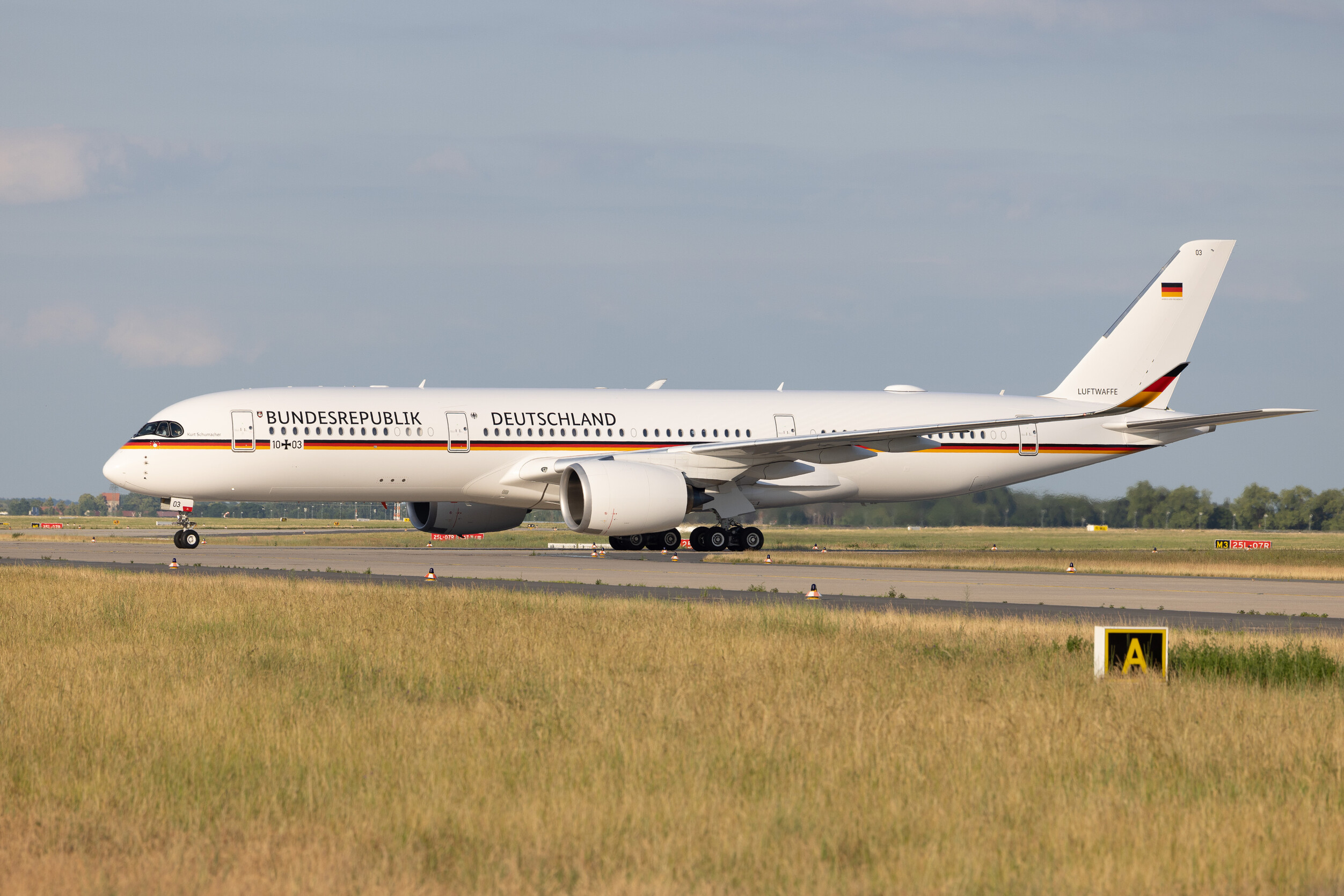 Luftwaffe VIP A350 Regeringstoestel Duitsland