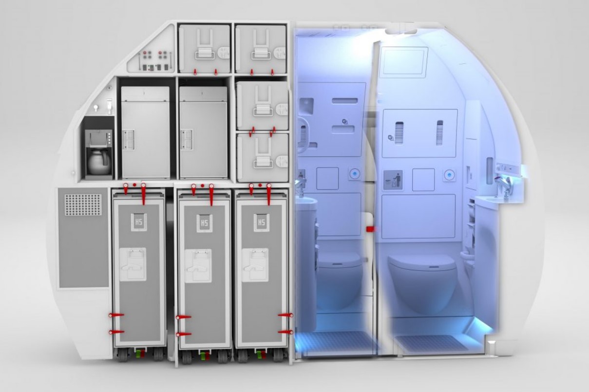 Airbus Space Flex Toilet